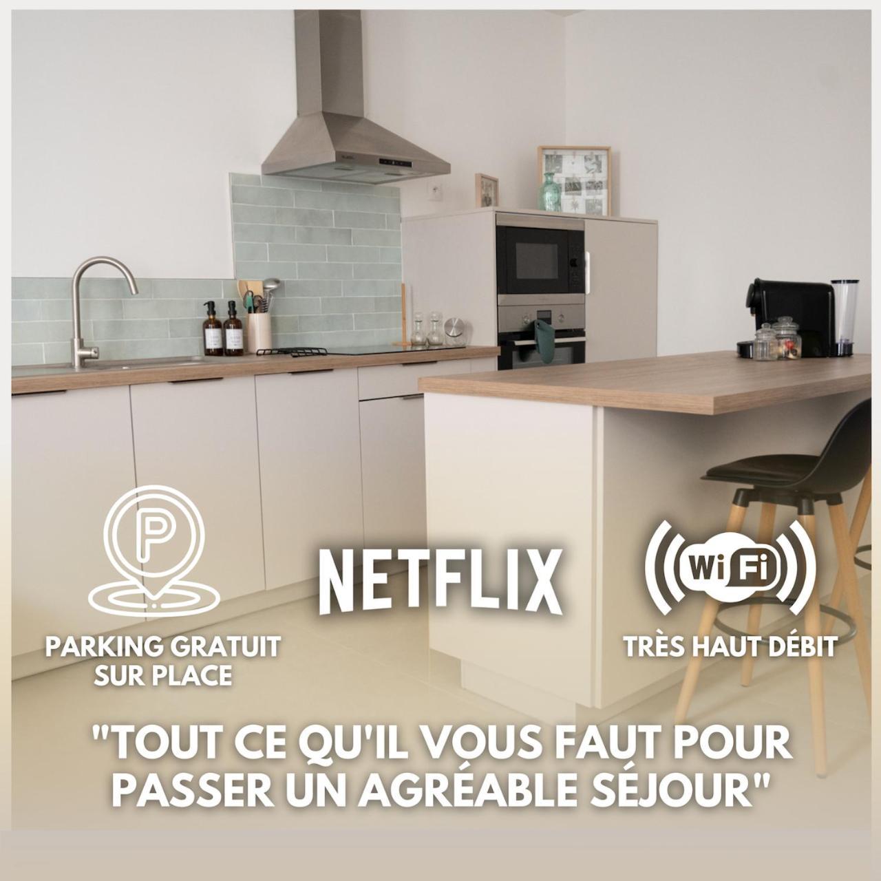 Lou Cabanot - Appartement Lumineux 3 Chambres - Parking Gratuit Béziers Esterno foto